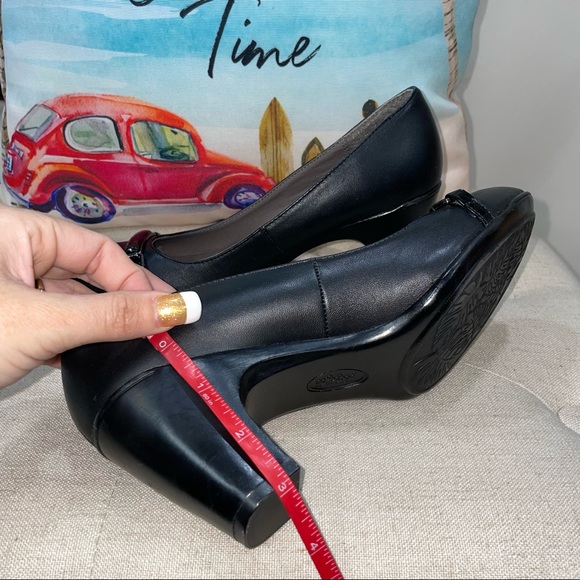 NISA by SOFT SHOE BY MEDICUS NWOB! Black Leather Shoes Size 8.5M - Picture 9 of 11